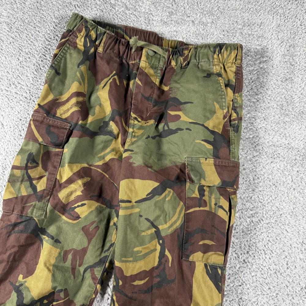 Polo Ralph Lauren Cargo Pants Kids Size 16 Green Camo Elastic Waist Drawstring